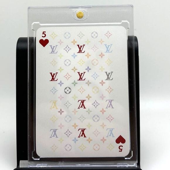 Louis Vuitton x Murakami 5 of Hearts Card Multicolor Card - Picture 2 of 2